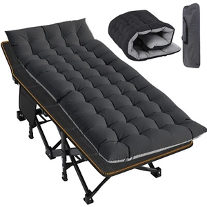 Folding Cot Bed Rollaway Bed With Mattress Carry Bags Rollaway Cot 900 LBS - Picture 1 of 33