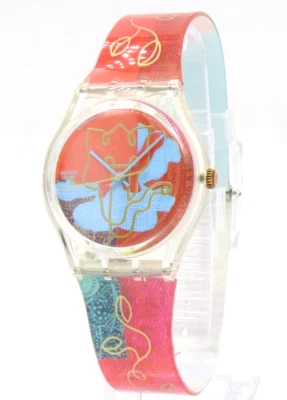 Reloj Swiss Swatch Originals Madan Cuarzo Multicolor Mujer 34mm GK310 $75 Foto 1 de 4