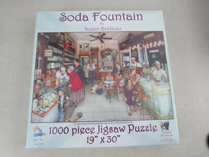 Rompecabezas Soda Fountain 1000 piezas de Susan Brabeau-Nuevo y sellado de fábrica - Imagen 1 de 7