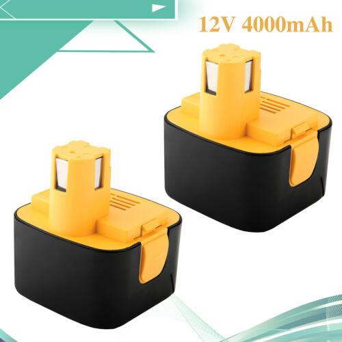 2X 12V 4000mAh Battery for Panasonic EY9001 EY9101 EY9006 EY9107 PA-1204 PA1204N