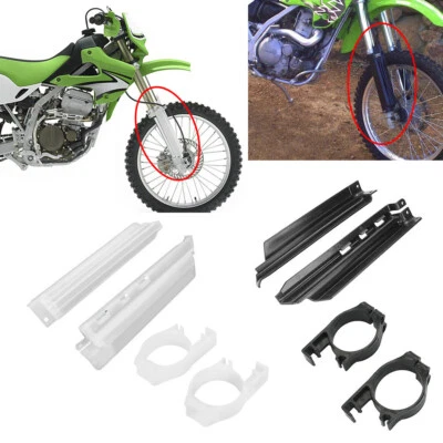 Guías de horquilla delanteras protectores de horquilla protector de cubierta para Kawasaki KDX250 KDX200 KLX650 Foto 1 de 4