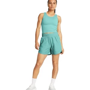 Under Armour Damenshorts klein flexibel gewebt 5" Taschen Kordelzug türkis neu mit Etikett - Bild 1 von 3