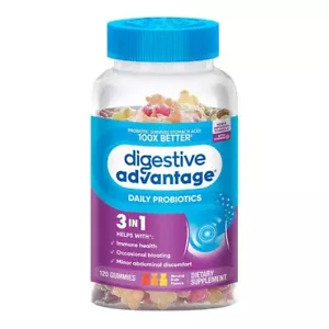 Schiff Digestive Advantage Probiotic, 120 Gummies - Picture 1 of 2
