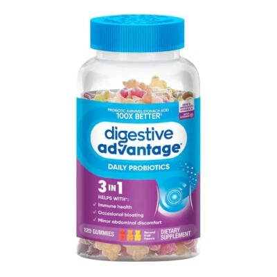 Schiff Digestive Advantage Probiotic, 120 Gummies - Image 1 of 2