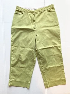 Duck Head Stretch Capris Women’s 12 Green - Picture 1 of 3