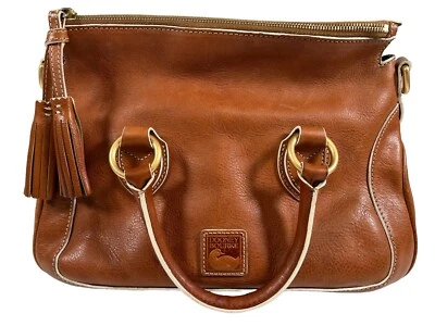 Dooney & Bourke Florentine Savannah Rare Natural Satchel Hand Bag Purse - Image 1 of 4