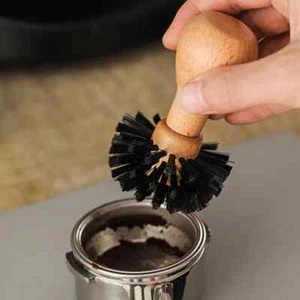 Portafilter Cleaning Brush, Barista Espresso Coffee Tamper Cleaning Brush  - Picture 1 of 7