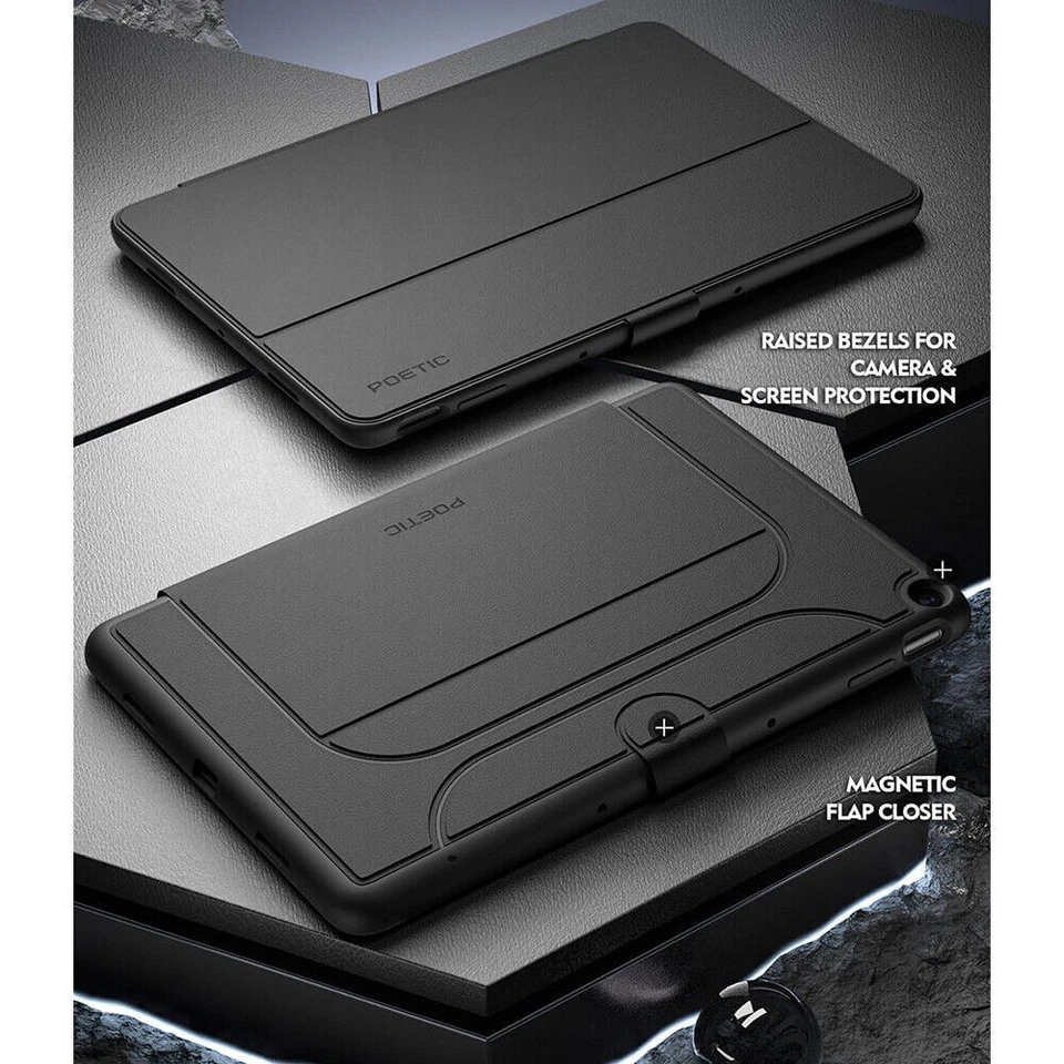 For Google Pixel Tablet 2023 Smart Case Magnetic Folio Stand Cover Black - Image 1 of 4