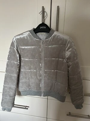 Girls Rocket Dog Silver Matalic Jacket age 9 yrs - Image 1 of 4