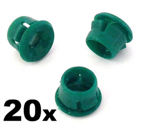 20x BMW Side Skirt & Sill Moulding Clips- Green Plastic Grommets 51711932996 - Picture 1 of 1