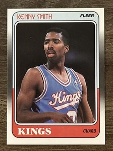 KENNY SMITH RC ROOKIE 1988 KINGS 1988-89 FLEER BASKETBALL #100 /132 PACK FRESH
