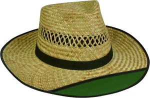 Outdoor Cap LD-902EX Beach Bum 2 Straw Hat with Green Visor - Picture 1 of 12