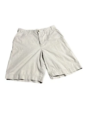 Gander Mountain Men Tan Flat Front Chino Short Size 34 — 第 1/4 张图片