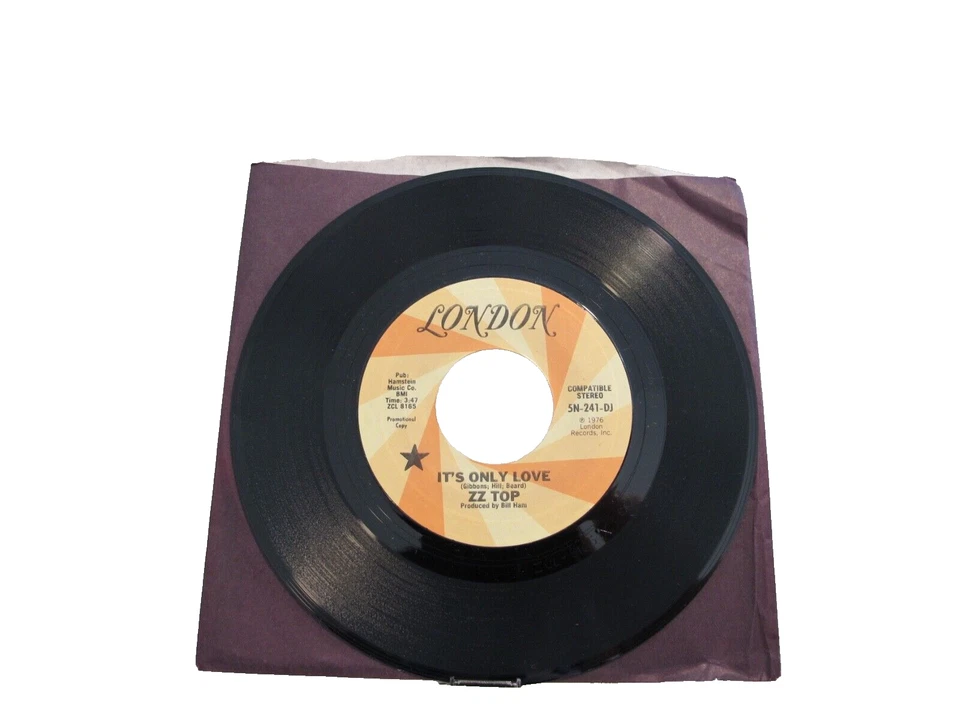 45 RECORD - ZZ  TOP - IT'S ONLY LOVE - Image 1 of 1