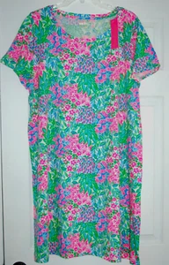 ABITO ESTIVO LILLY PULITZER EASY FIT LINEA A CODY A CHERRY ON TOP XXL NUOVO CON ETICHETTE $98 - Foto 1 di 6