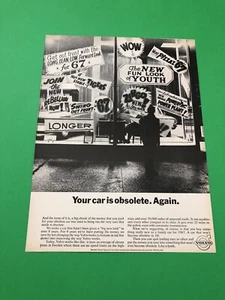 1967 1968 VOLVO VINTAGE ORIGINAL PRINT AD ADVERTISEMENT PRINTED A1 - Picture 1 of 1