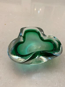 Vintage 1960 Murano Glass Ashtray Bowl - Picture 1 of 2