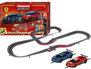 Carrera GO!!! Ferrari Power Racing 1/43 Slot Car Set Ferrari 296 GT3 62575 - Picture 1 of 5