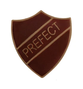 Prefect Brown Pin Badge For Schools  - Picture 1 of 2
