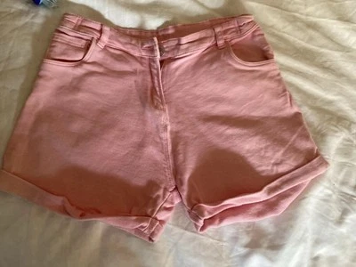 TU Pink Stretch Cotton Shorts, XS  - Image 1 of 4