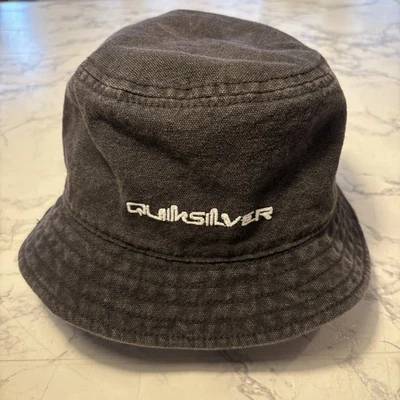 Sombrero de cubo Quiksilver - Negro lavado - Talla M - EXCELENTE Foto 1 de 4