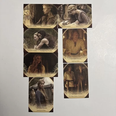 Vampire Diaries Season Three Flashback Canvas Chase 7 Card Set (RF-01 to RF-07) - Image 1 of 4
