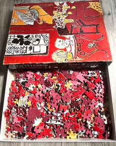 Vintage 1970 Red Interior Henri Matisse Jigsaw Puzzle Springbok 500 Pcs COMPLETE - Picture 1 of 5