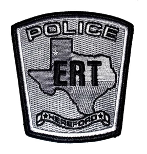 HEREFORD – SWAT ERT EMERGENCY RESPONSE TEAM - TEXAS Police Patch SUBDUED 1D - Picture 1 of 1