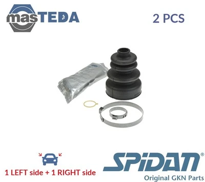 22281 CV JOINT BOOT KIT PAIR SPIDAN 2PCS FOR VAUXHALL AGILA I 1.0 12V,1.2 16V - Image 1 of 4