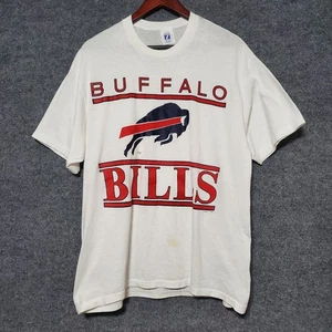 Vintage Buffalo Bills Fußballtrikot Herren XL Einzelnaht Logo 7 Hergestellt in den USA 90er - Bild 1 von 13