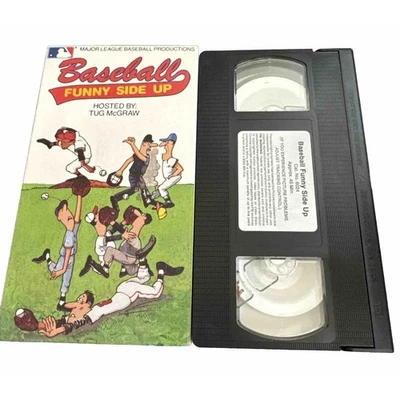 Baseball Funny Side Up VHS MLB Production Color 1987 Play Ball Tug McGraw - Image 1 of 3