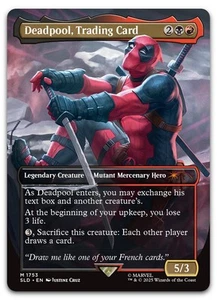 Deadpool, Trading Card #1753 (NM) Secret Lair Drop SLD Magic MTG - Picture 1 of 2