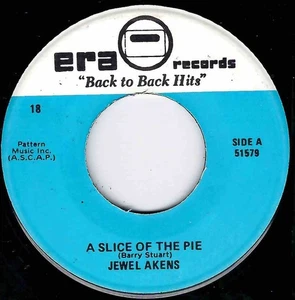 NORTHERN SOUL - JEWEL AKENS - A SLICE OF THE PIE - US ERA RI - Picture 1 of 1