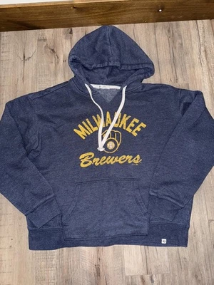 Sudadera para mujer MLB Milwaukee Brewers Logo talla grande Top Foto 1 de 3