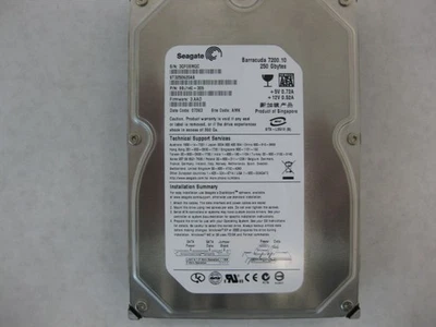 Seagate 9BJ14E-305 250GB SATA 7200rpm vt - Image 1 of 2