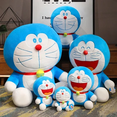 Doraemon Plüschtier Stoffpuppe Kuscheltier Cartoon Katze Dekokissen - Bild 1 von 4