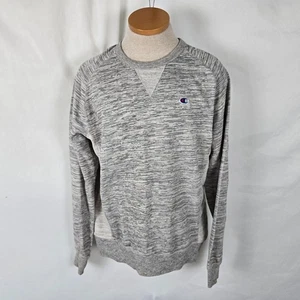Champion Sweatshirt Men's Medium Gray Stonewash Pullover Crew Neck Long Sleeve - Picture 1 of 16