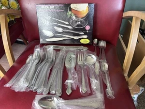 Barclay Geneve My Darling Flatware Set 45 Piece Silverware Vintage Not Complete - Bild 1 von 8