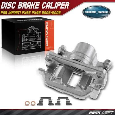 Pinza de freno de disco con soporte para conductor trasero izquierdo Infiniti FX35 FX45 2003-2008 Foto 1 de 4