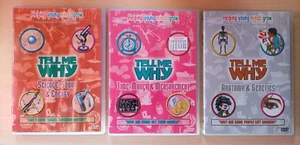 3x Tell Me Why DVD R0 - Science Anatomy Genetics Time Money - Picture 1 of 4