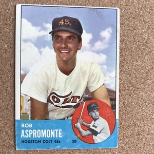1963 Topps 45 Bob Aspromonte - Picture 1 of 2