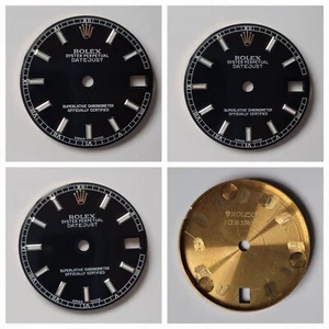 Originale Rolex Donna Op DATEJUST Modello 178240 31 MM Orologio Parte Dial Nero - Picture 1 of 9