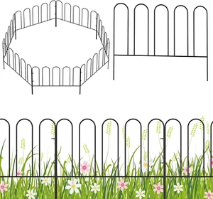 Garden Fence 7 Panels Small Garden Border 10Ft(L) Animal Barrier - Picture 1 of 7