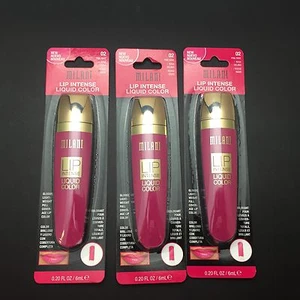 3 MILANI LIP INTENSE LIQUID LIP COLOR - #02 pink rave - Picture 1 of 5