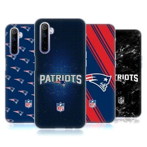 OFFICIAL NFL NEW ENGLAND PATRIOTS ARTWORK GEL CASE FOR REALME PHONES - Picture 1 of 11