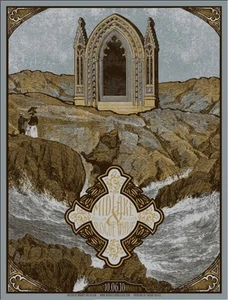 MIDLAKE CONCERT POSTER LIMITED EDITION SCREEN PRINT BLUE - Imagen 1 de 1