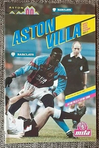 2 x ASTON VILLA v LUTON TOWN DIVISION ONE 1990-91 & 1991-92;INCLUDES POST - Picture 1 of 1