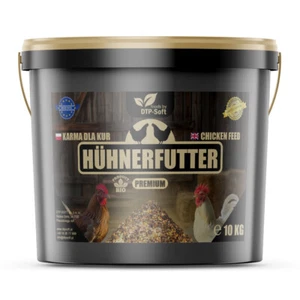 10 kg Hühnerfutter Premium Geflügelfutter Geflügelkörner Mix 10kg Eimer - Bild 1 von 7