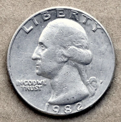 1982 P Washington Quarter circulated - Image 1 of 4