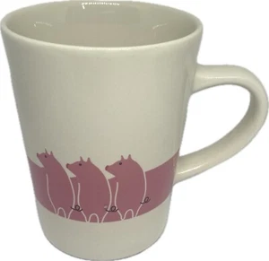 Three Little Pigs Pink Coffee/Tea Cup-Japan-Collectible, Unique Gift,So Cute! - Picture 1 of 9